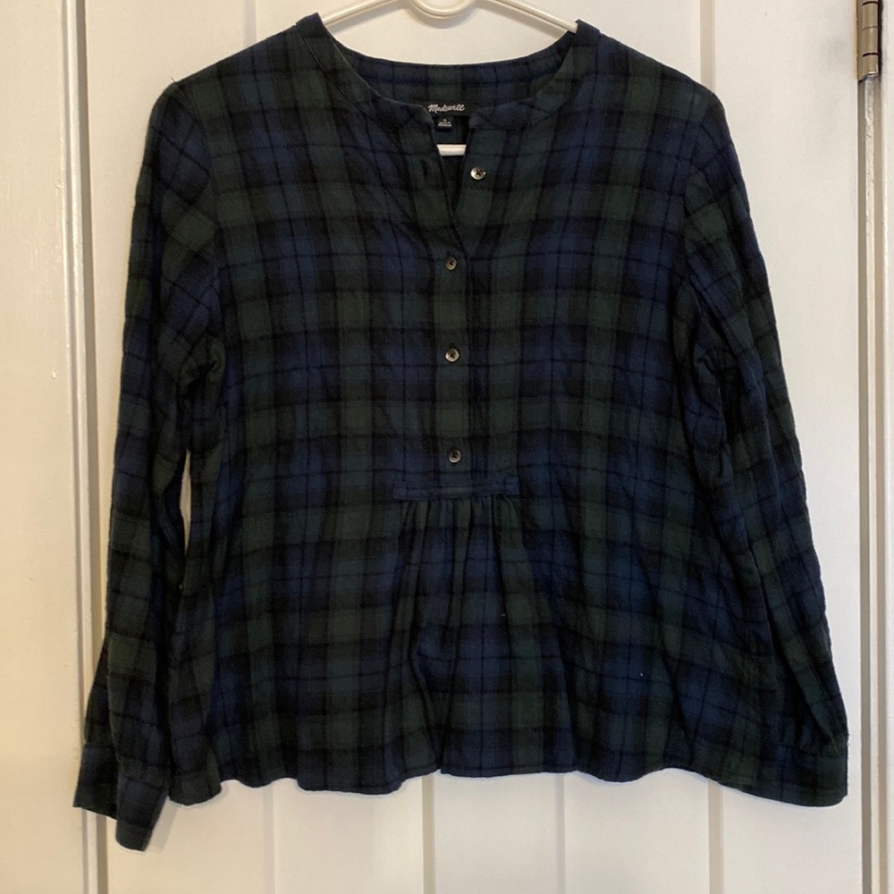 Madewell flannel shirt size small